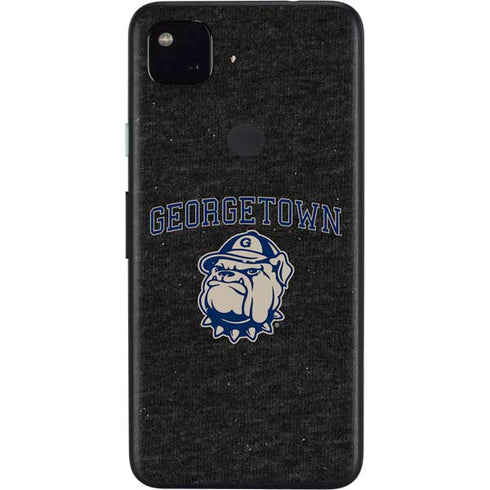 Georgetown University Hoyas Bulldog Google Pixel 4a Skin